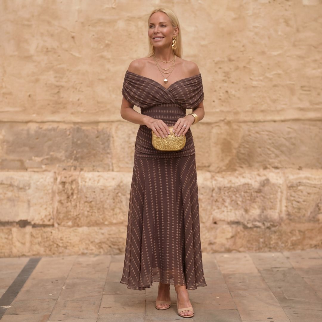 Sienna | Robe Géométrique Légère
