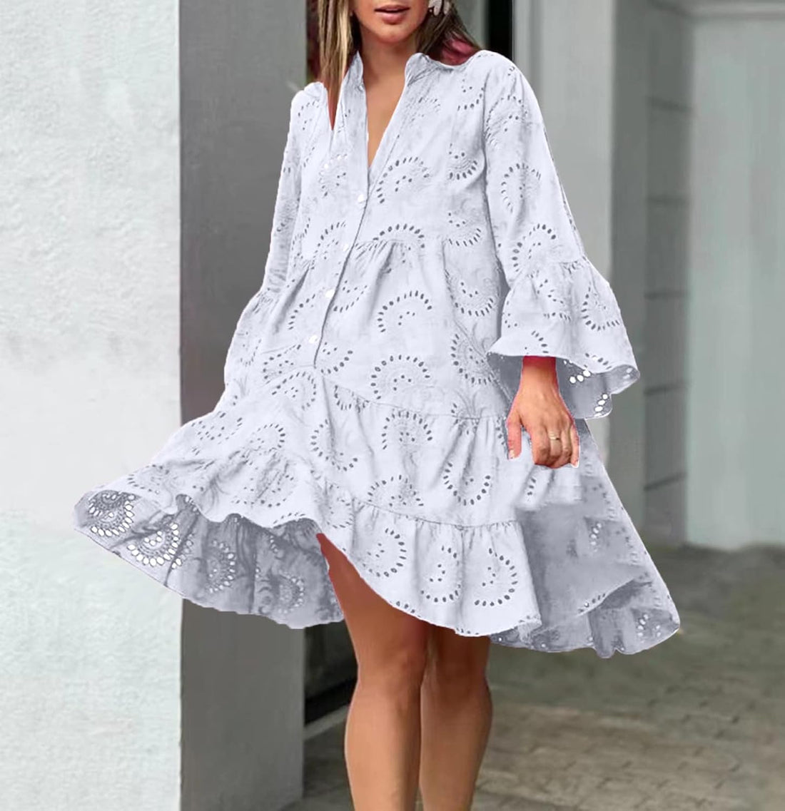Lydia - Robe à œillets