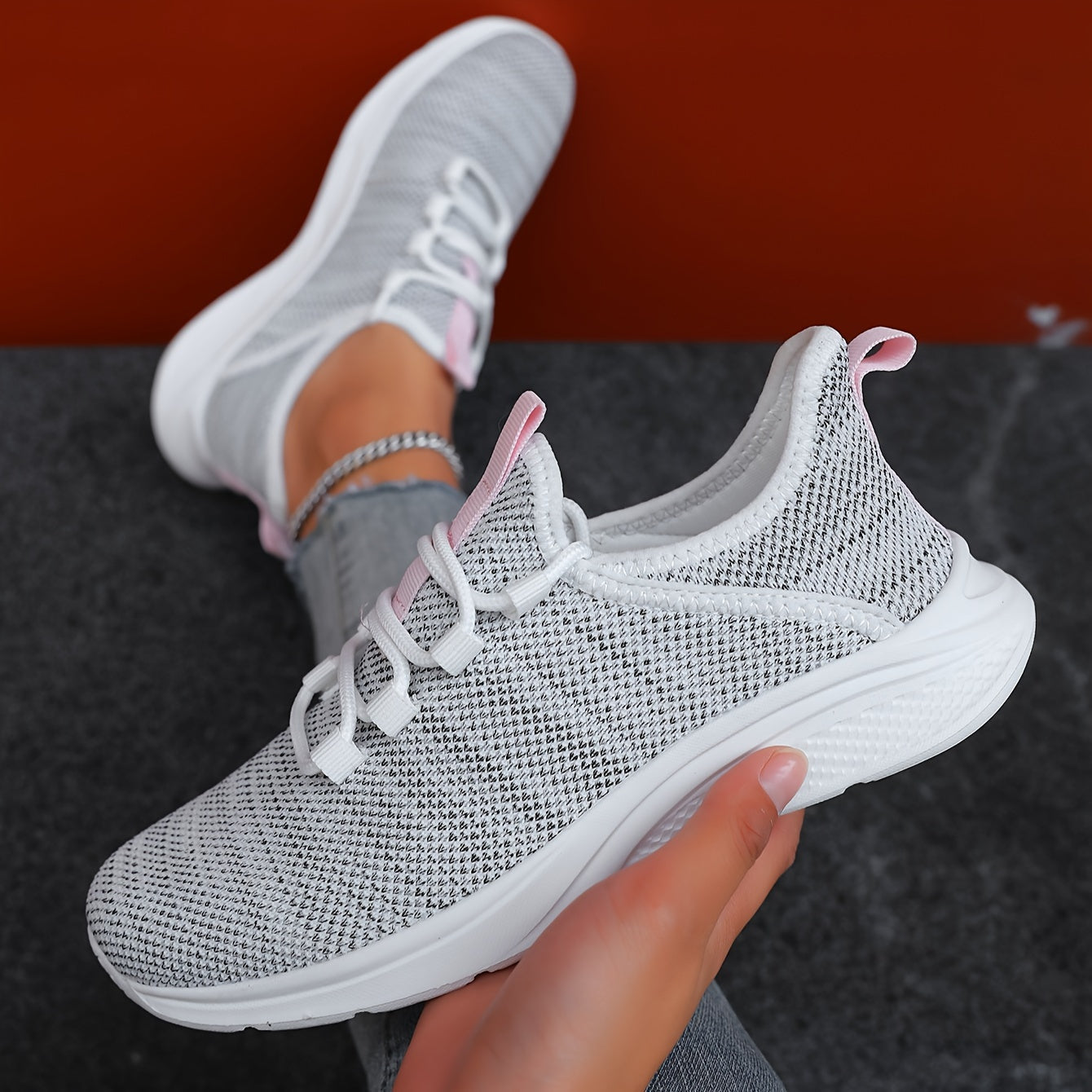 Baskets ultra légères respirantes confort