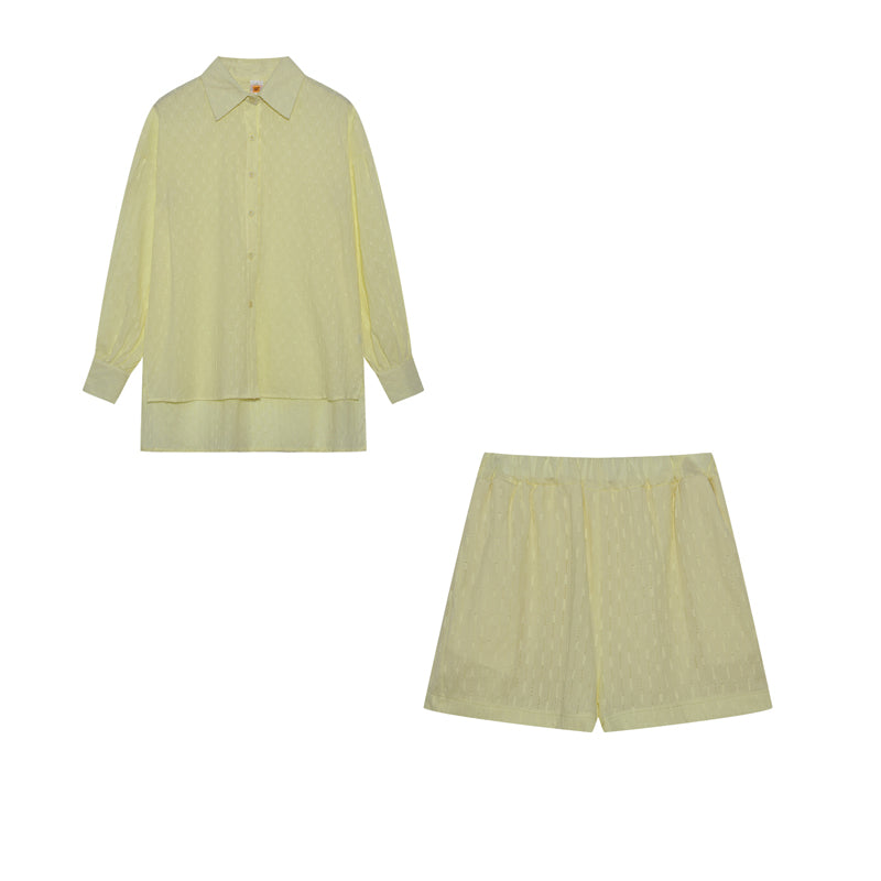 Elizabeth - Ensemble Chemise et Shorts Léger