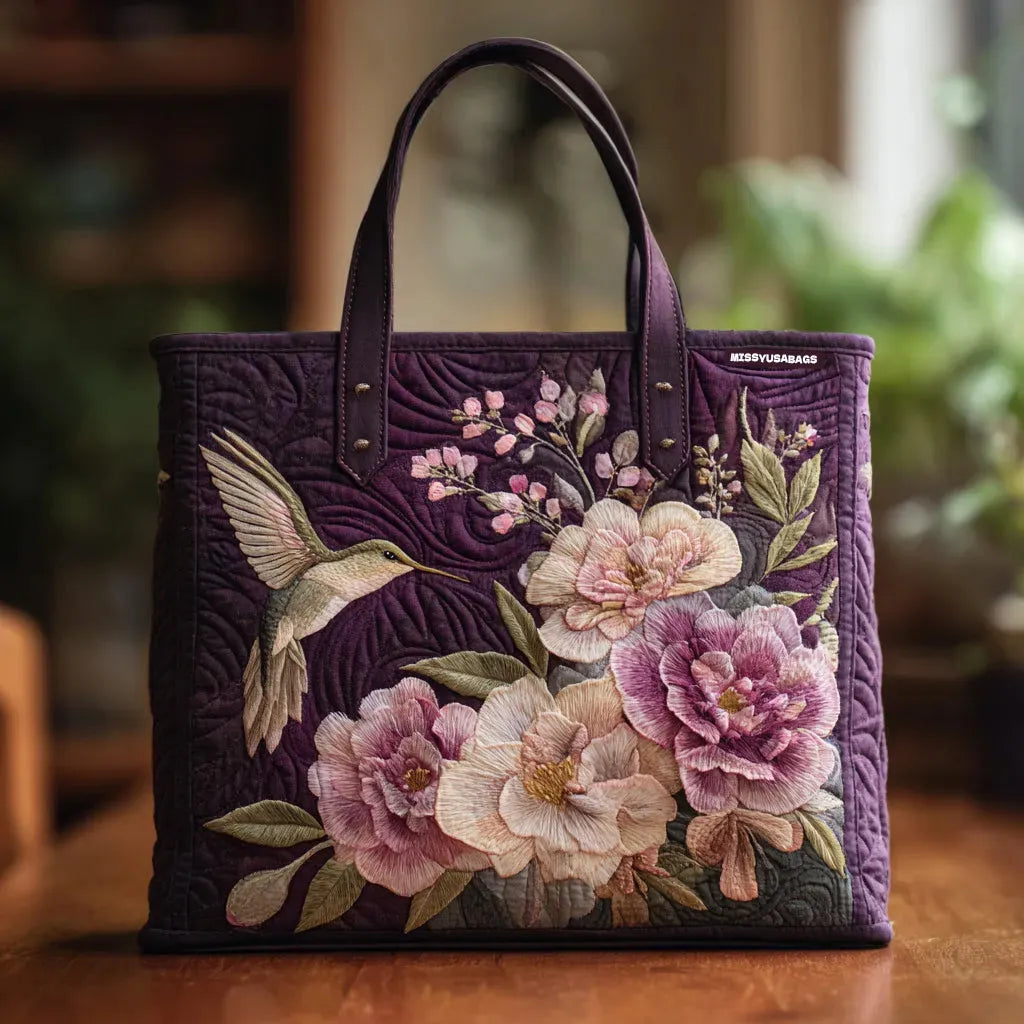 Sac artisanal - Colibris et Orchidées