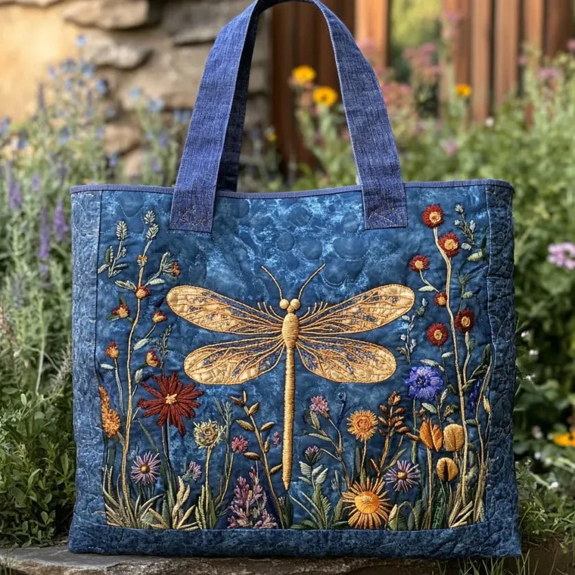 Sac artisanal - Libellule dorée