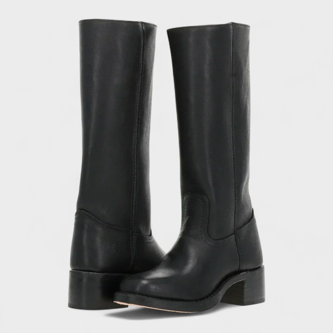 Bottes Classiques d'Équitation avec Tige Haute