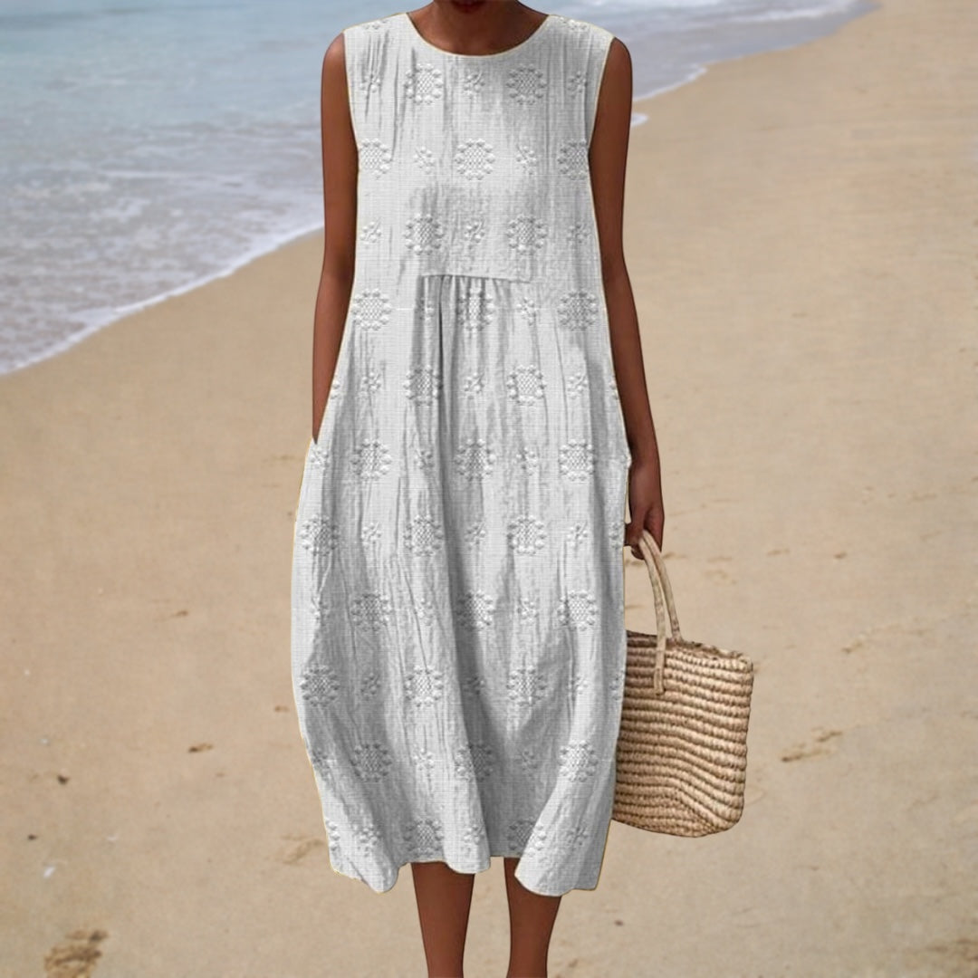 Robe d’Été Confortable Sans Manches
