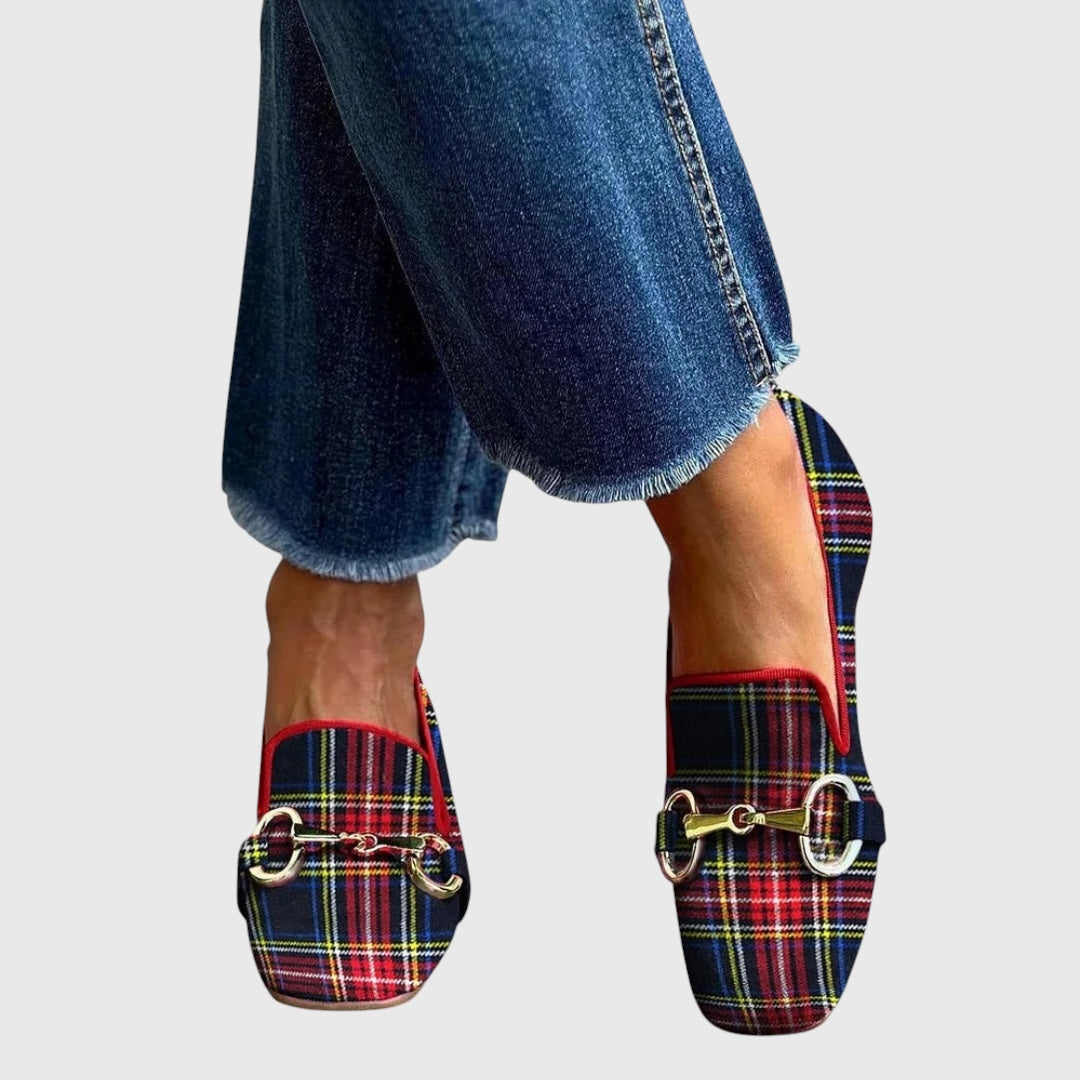 Mélani™ | Mocassin à carreaux