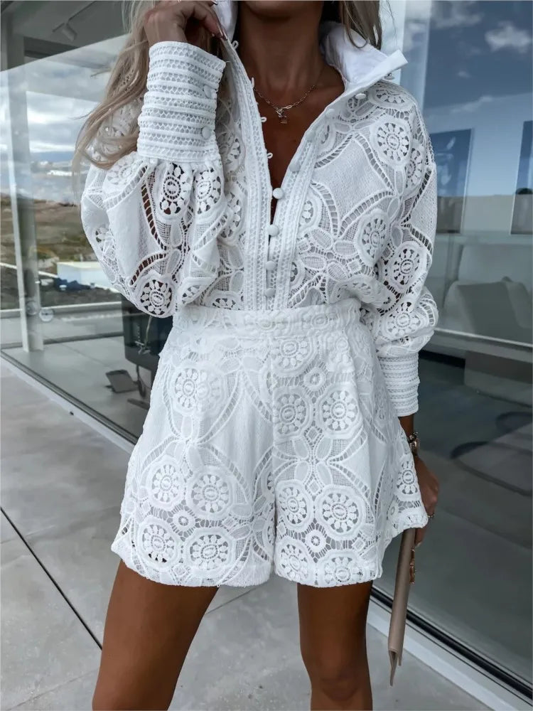 Lesley - Ensemble en Dentelle Élégant