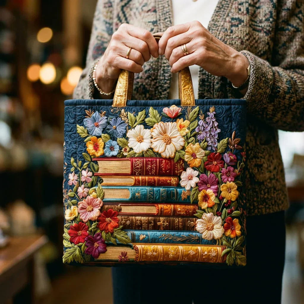 Sac artisanal - Imprimés et livres de fleurs