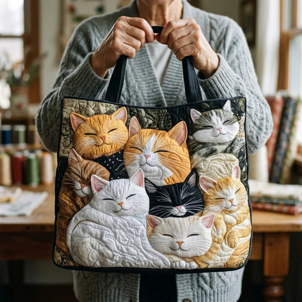 Sac artisanal - Chatons endormis