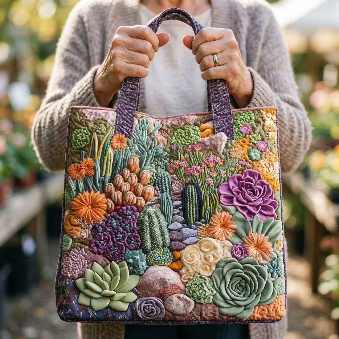 Sac Artisanal - Jardin de Plantes Succulentes