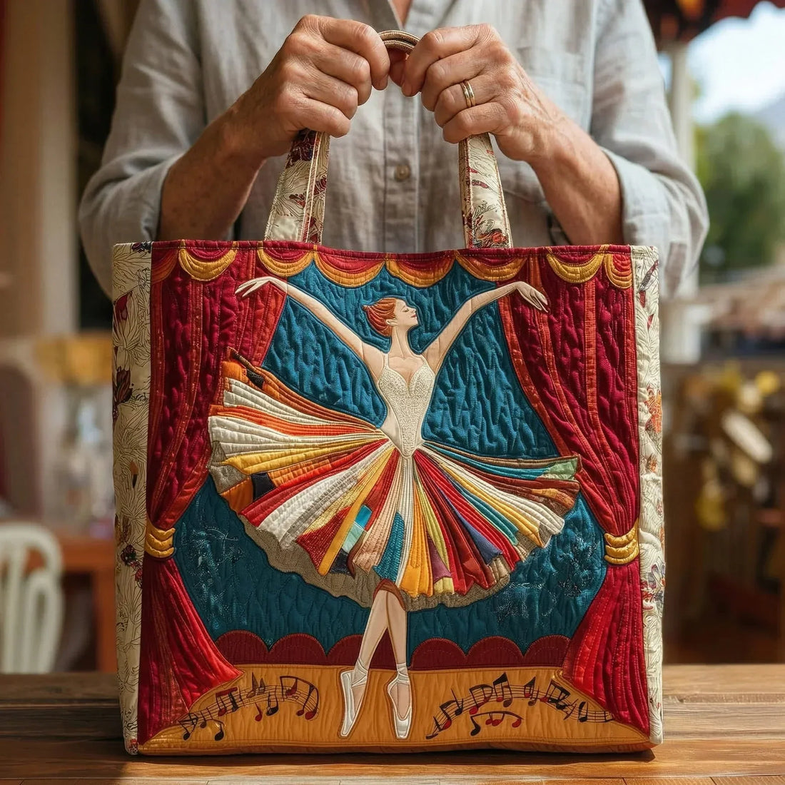 Sac artisanal - Ballerine élégante