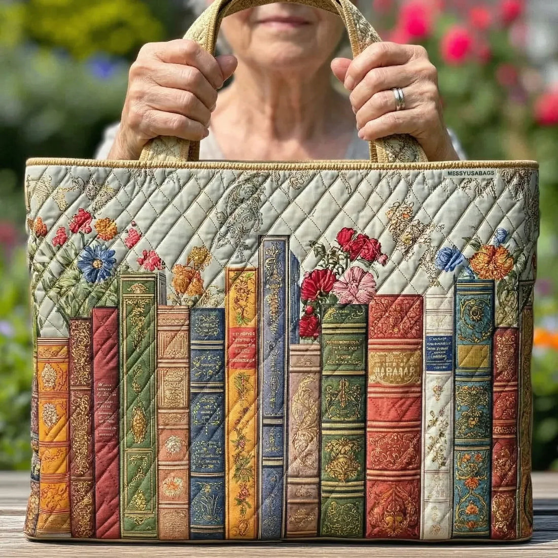Sac artisanal - Bibliothèque enchantée