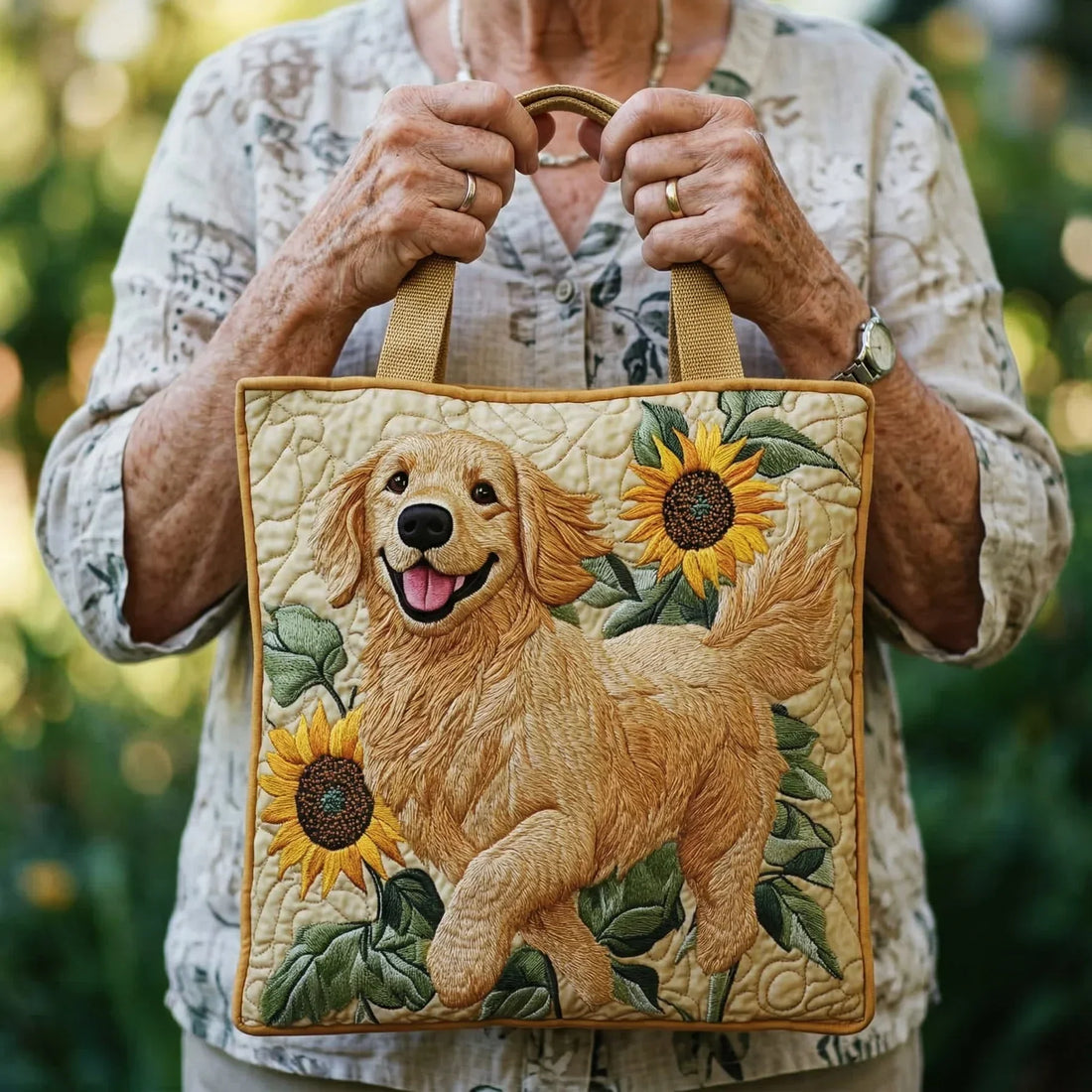 Sac artisanal - Golden Retriever