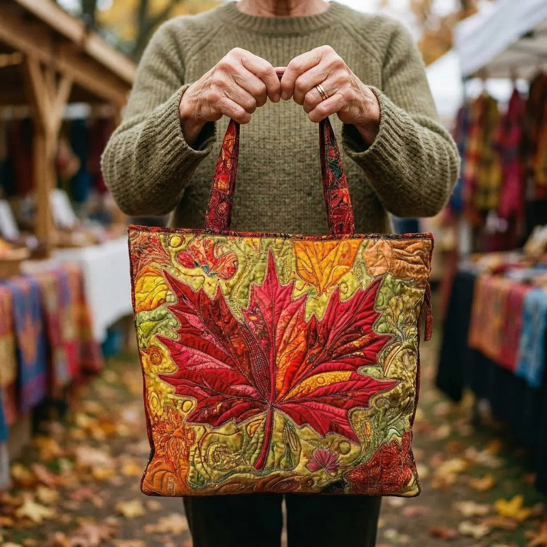 Sac artisanal - Érable au coucher du soleil