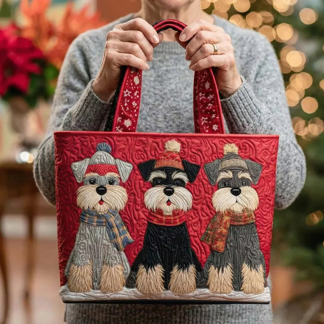 Sac artisanal - Trio de Schnauzers