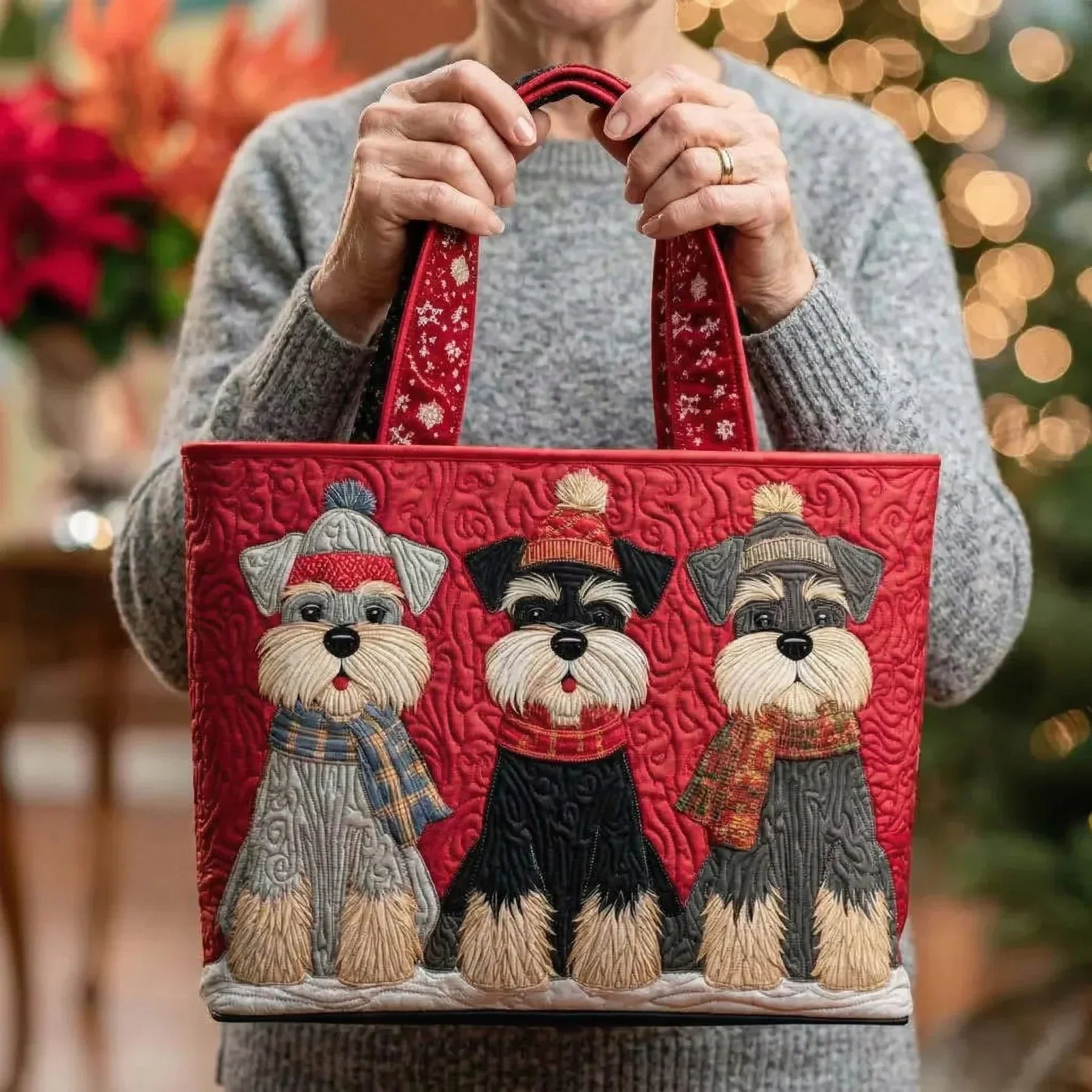 Sac artisanal - Trio de Schnauzers